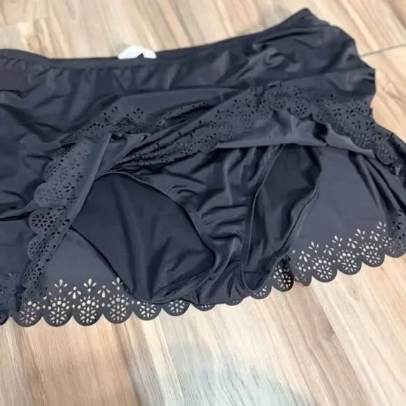 3X 26/28 Swim Skirt Cacique Lane Bryant waist 22”=relax to 27”stretched C7375 - Picture 1 of 5